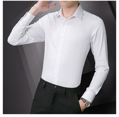 Men Classic Casual Slim Long Sleeve Shirt