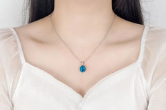 Women Ellipse 925 Sterling Silver Jewellery Sets
