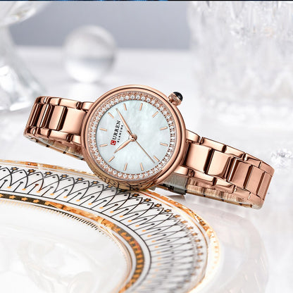Women Quartz Bracelet clasp Wristwatches