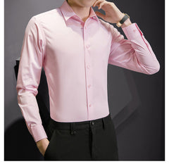 Men Classic Casual Slim Long Sleeve Shirt