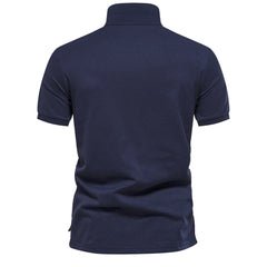 Men's Gradient Print Polo T-Shirt