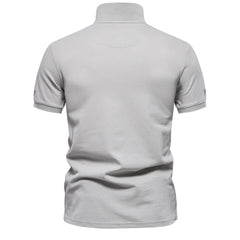 Men Embroidery Cotton Polo Shirt