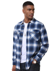 Men's Causal Long Sleeve Flannel Shirt