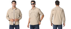 Men’s Safari Quick Dry Outdoor Travel Shirt
