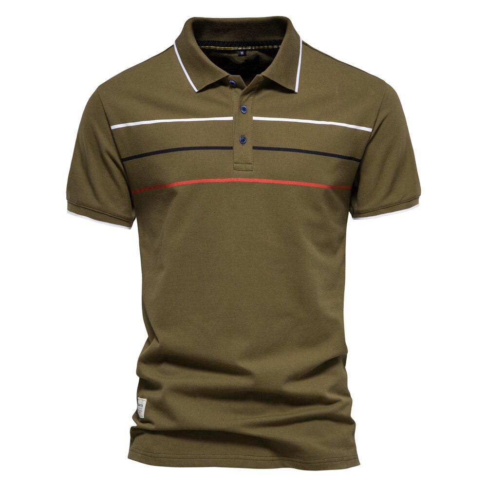 men's Outdoor polo shirts in army green