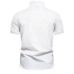 Men's Gradient Print Polo T-Shirt