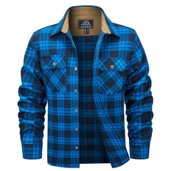 Men's Causal Long Sleeve Flannel Shirt