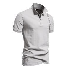 Men Embroidery Cotton Polo Shirt