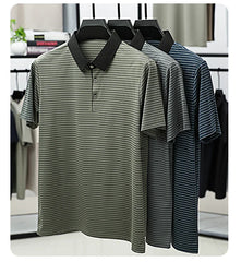 Men's Retro Style Thin Polo T-Shirt