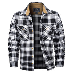 Men's Causal Long Sleeve Flannel Shirt