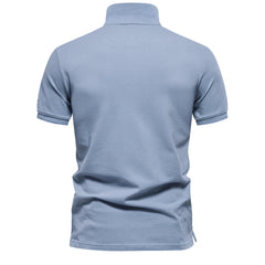 Men Embroidery Cotton Polo Shirt