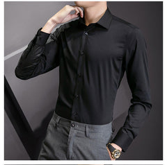 Men Classic Casual Slim Long Sleeve Shirt