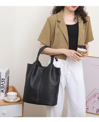 Women 100% Genuine Leather Tote Bag