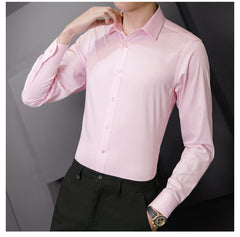 Men Classic Casual Slim Long Sleeve Shirt