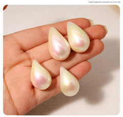 Acrylic Pearl Drop Earrings for Women
