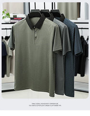 Men's Retro Style Thin Polo T-Shirt