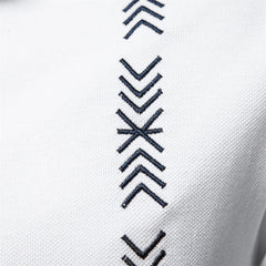 Men Embroidery Cotton Polo Shirt