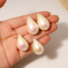 Pearl teardrop-shaped  earning 