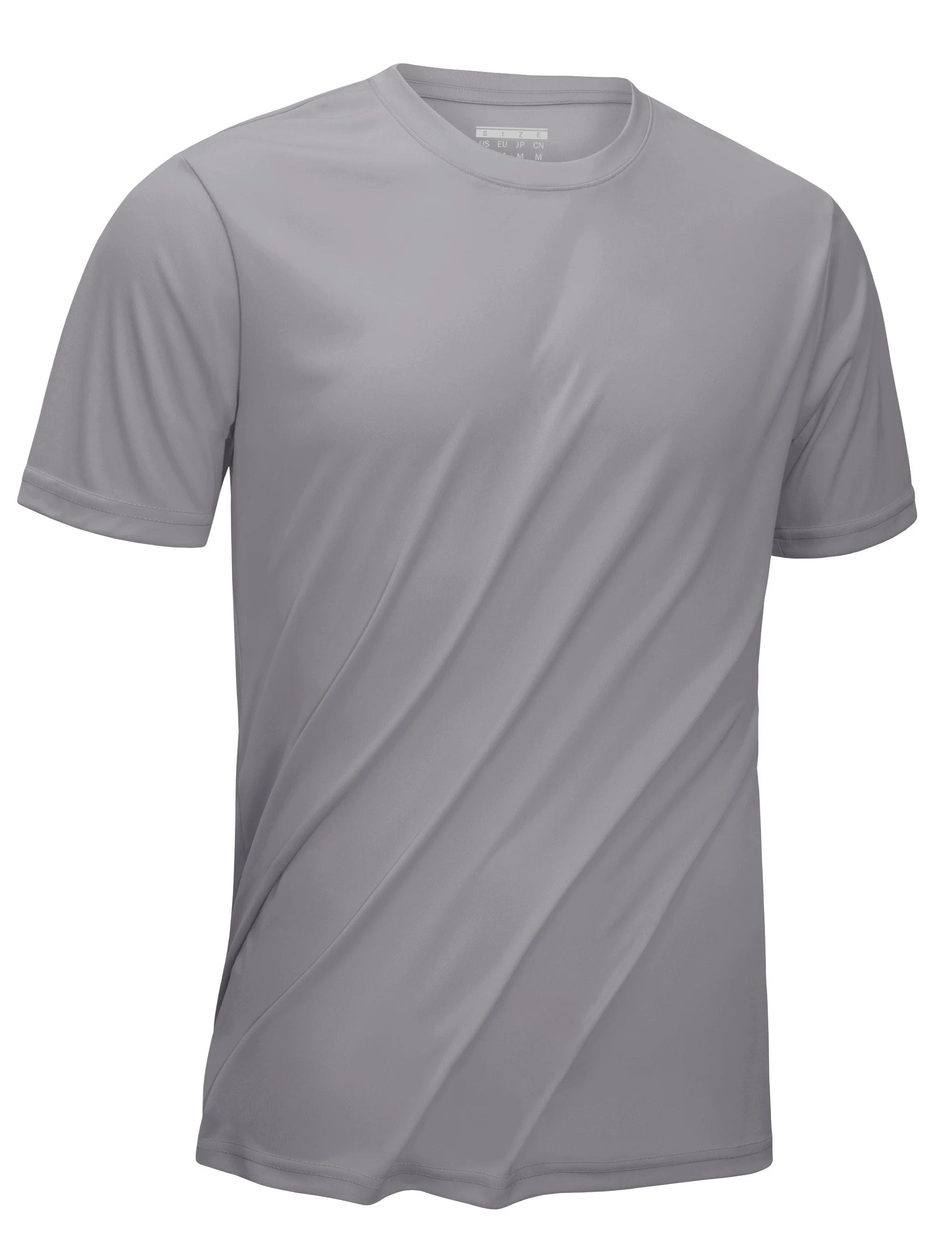 Gray t-shirt on a white background