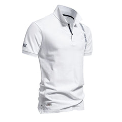 Men Embroidery Cotton Polo Shirt