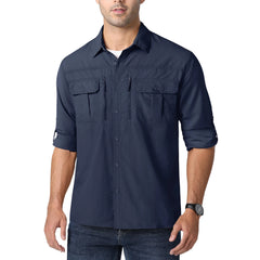 Men’s Safari Quick Dry Outdoor Travel Shirt