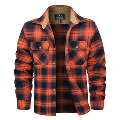 Men's Causal Long Sleeve Flannel Shirt