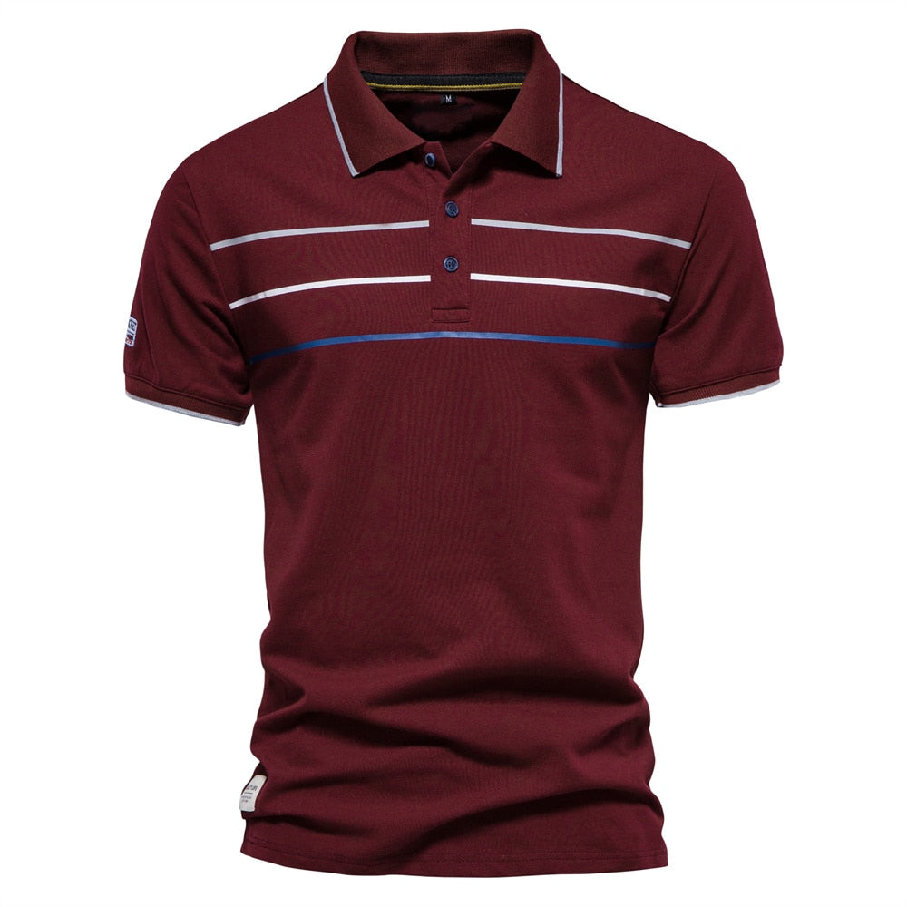 Men’s Casual casual red Polos tees