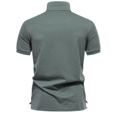 Men's Gradient Print Polo T-Shirt