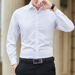 Men Classic Casual Slim Long Sleeve Shirt