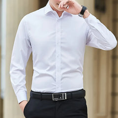 Men Classic Casual Slim Long Sleeve Shirt