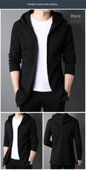 Men High Fashion Hooded Jacket Coat