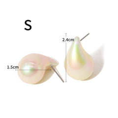 Acrylic Pearl Drop Earrings for Women