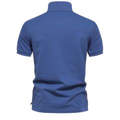 Men's Gradient Print Polo T-Shirt