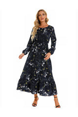 Stylish Floral Chiffon Dress for Women