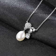 Women's Silver Sterling Pendant Necklace