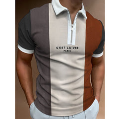 Men's causal short sleeve Polo T-shirt