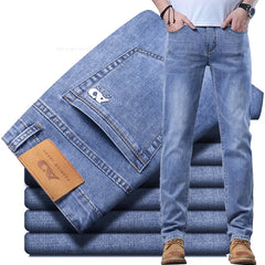 Classic straight-leg men’s jeans 