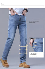 Men's Casual Stretch Slim Jeans
