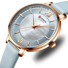 Luxury Quartz Leather Wristwatch