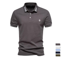 Men's Casual Polo Cotton T-Shirt